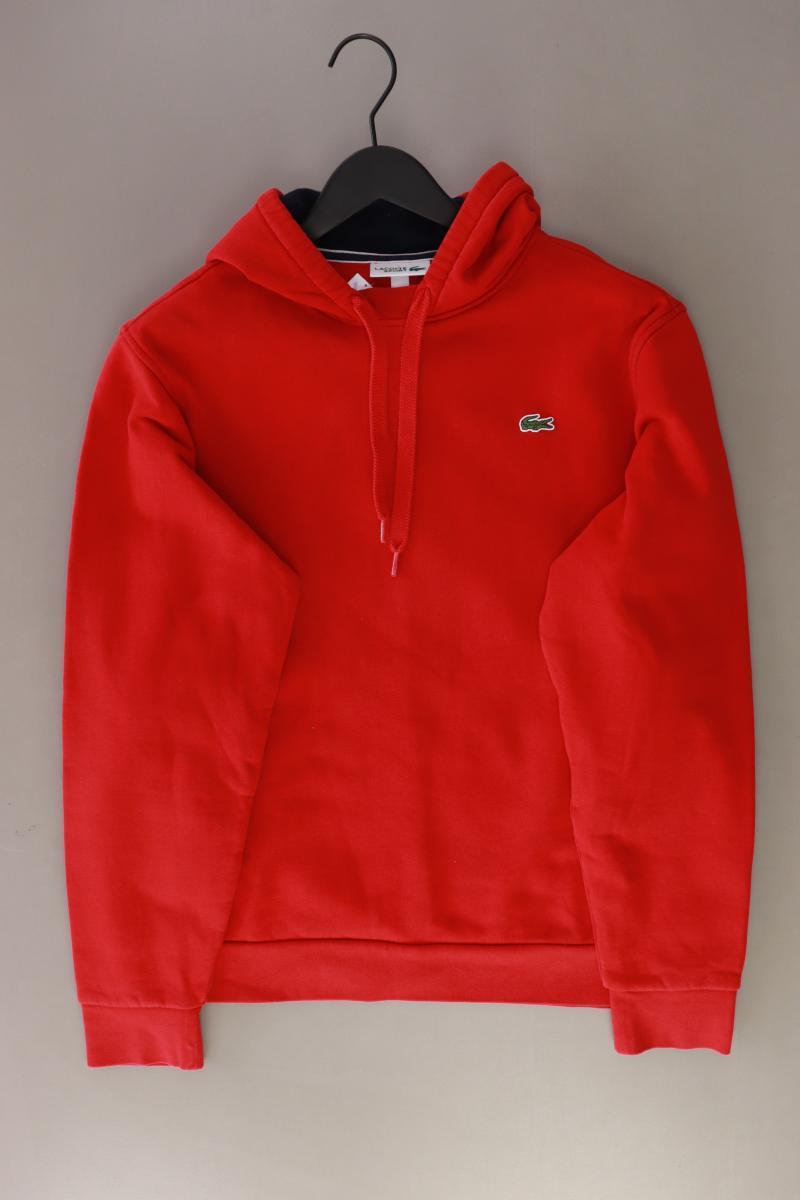 Lacoste Hoodie für Herren Gr. XL rot aus Baumwolle