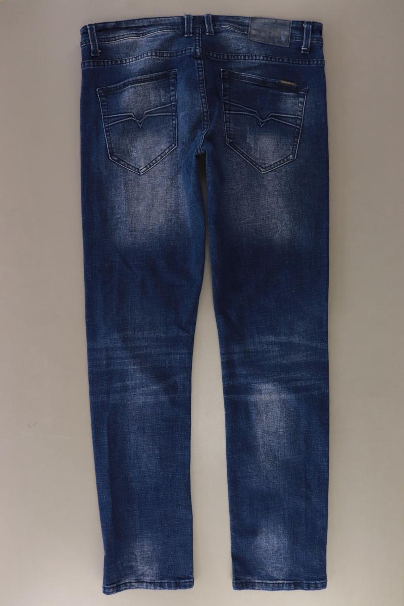 Cross Hatch Straight Jeans für Herren Gr. W34/L34 blau aus Baumwolle