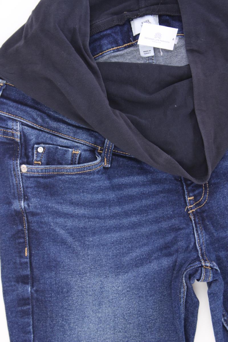 River Island Umstands Jeans Gr. 40 blau aus Baumwolle