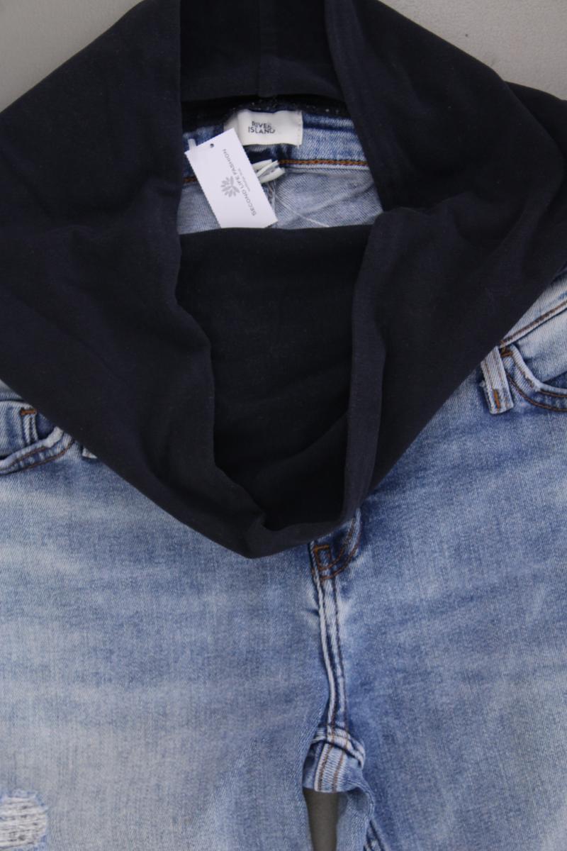 River Island Umstands Jeans Gr. 40 blau aus Baumwolle