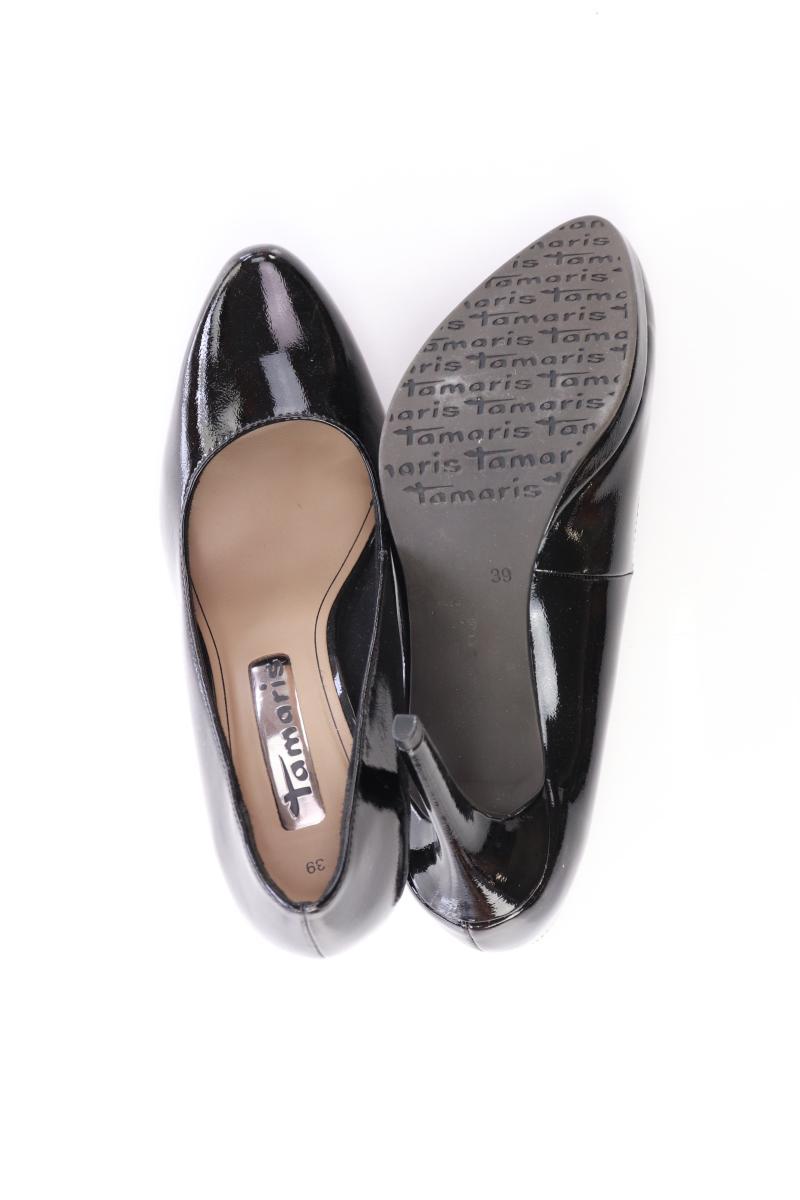 Tamaris Pumps Gr. 39 schwarz aus Leder