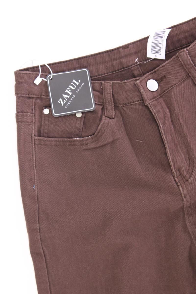 Zaful Jeans Gr. 36 neu mit Etikett braun aus Baumwolle