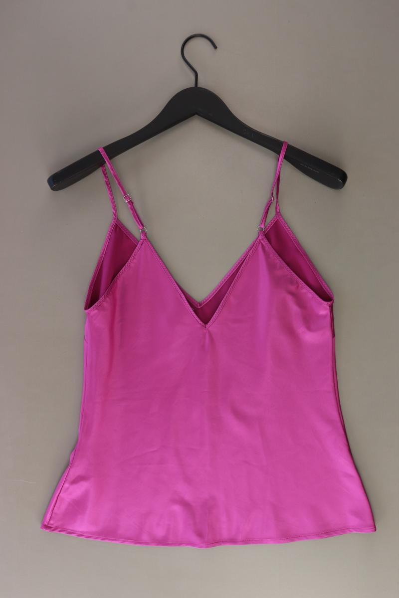 Zara Spaghetti-Top Gr. M lila aus Polyester