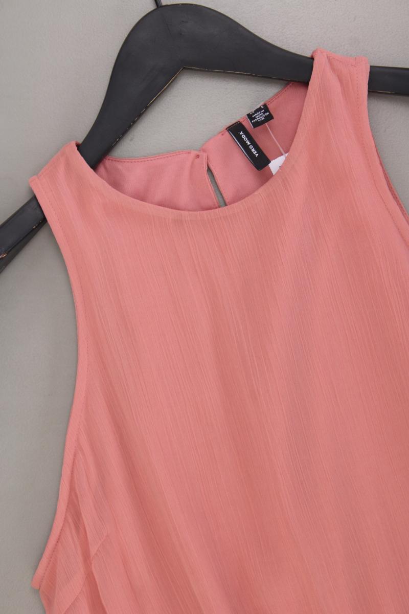 Vero Moda Chiffonkleid Gr. S Ärmellos rosa aus Polyester