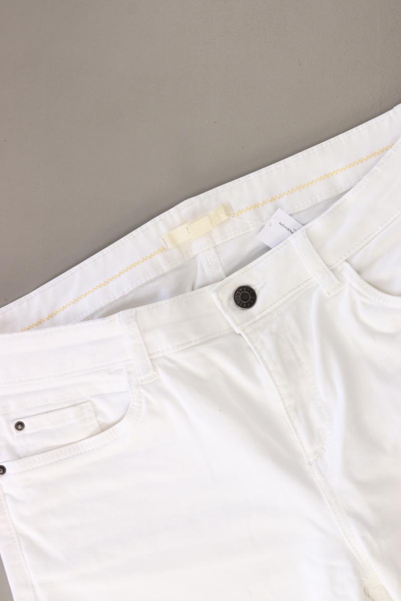 Esprit 7/8 Jeans Gr. 38 weiß aus Baumwolle