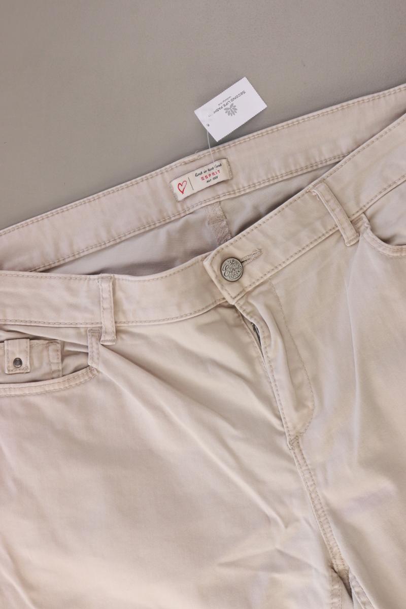 Esprit 7/8 Hose Gr. 40 creme aus Baumwolle