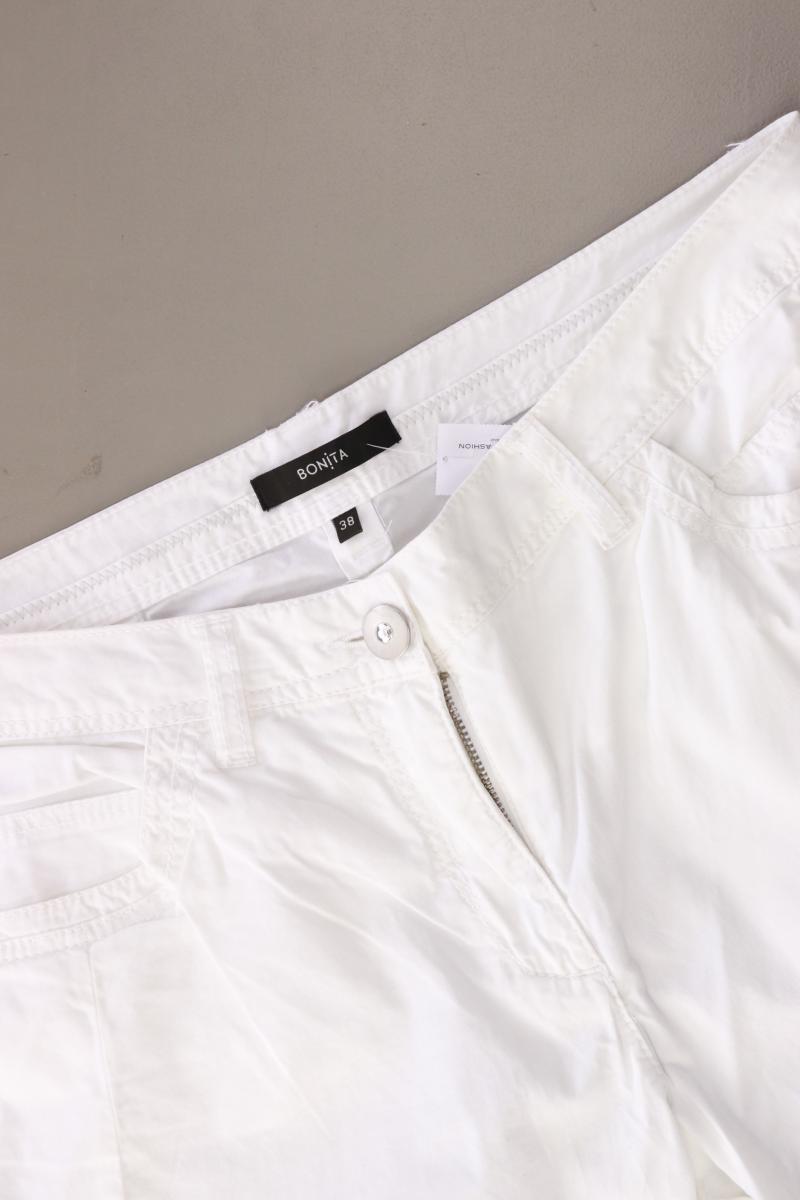 Bonita Hose Gr. 38 weiß aus Baumwolle