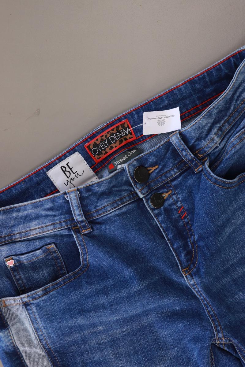Street One Straight Jeans Gr. W29 neuwertig blau aus Baumwolle