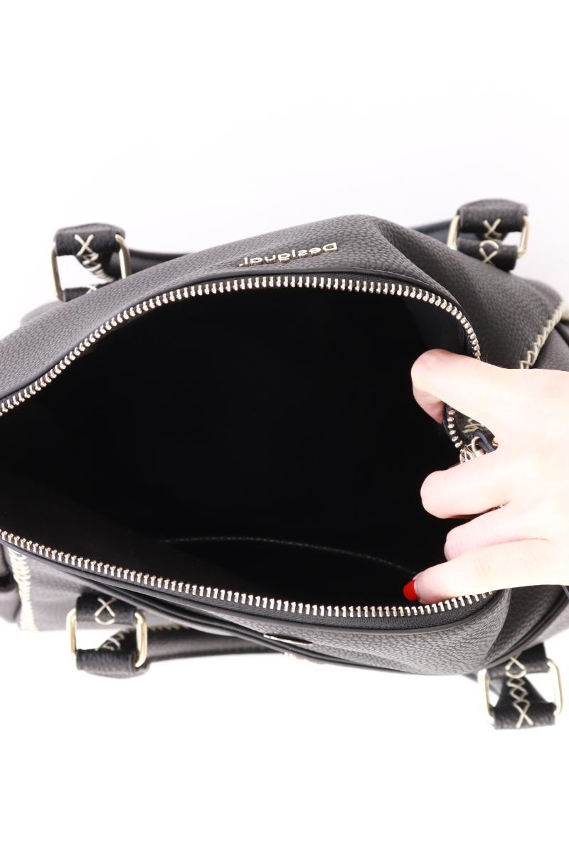 Desigual Henkeltasche neuwertig schwarz aus Kunstleder