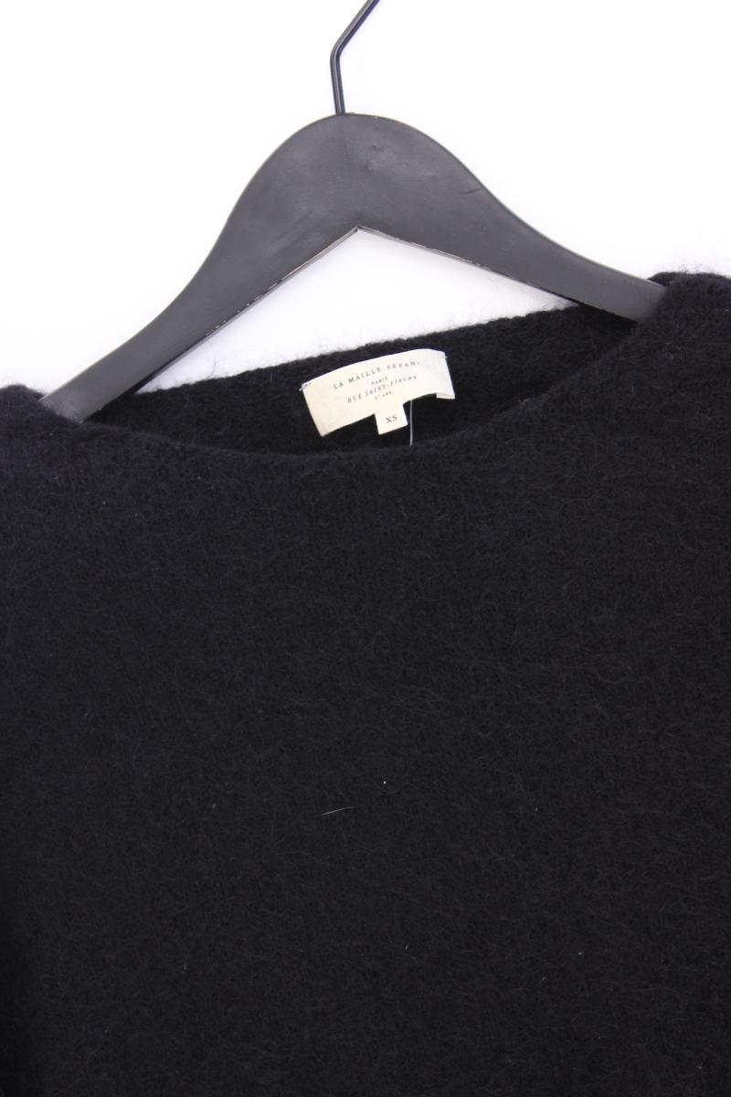 La Maille Sézanne Feinstrickpullover Gr. XS schwarz aus Mohair
