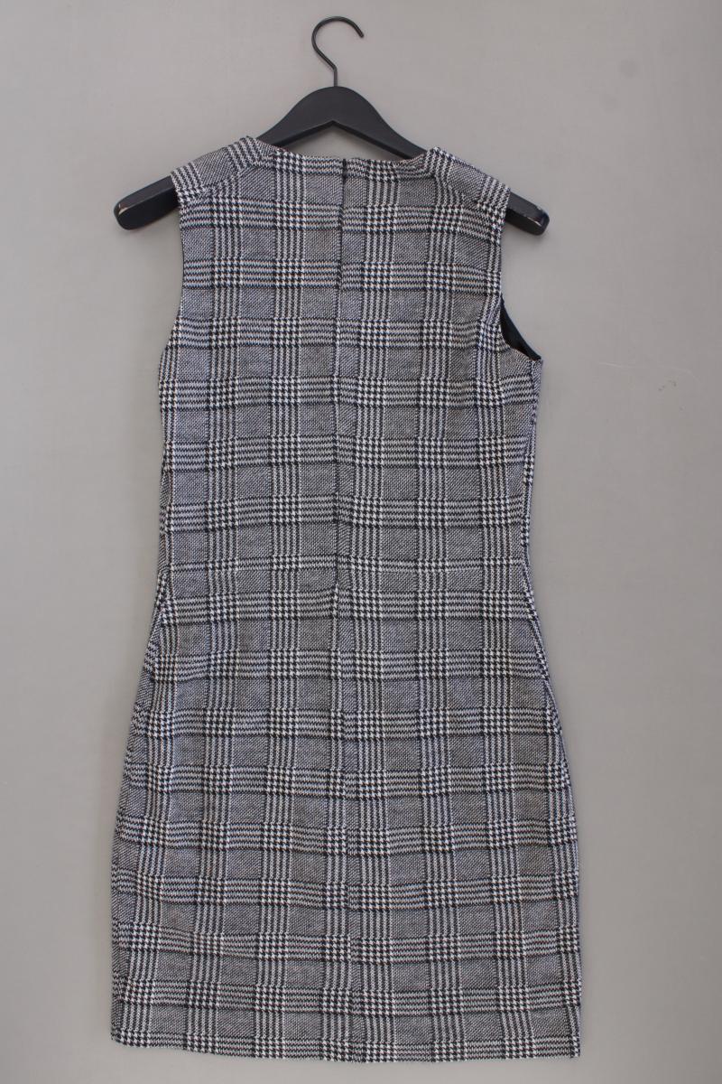 Mango Bleistiftkleid Gr. L kariert Ärmellos grau