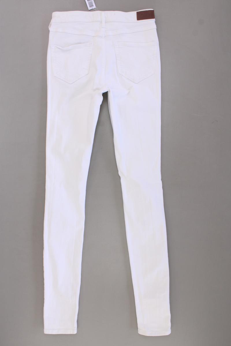 Hollister Skinny Jeans Gr. W26/L32 weiß aus Baumwolle