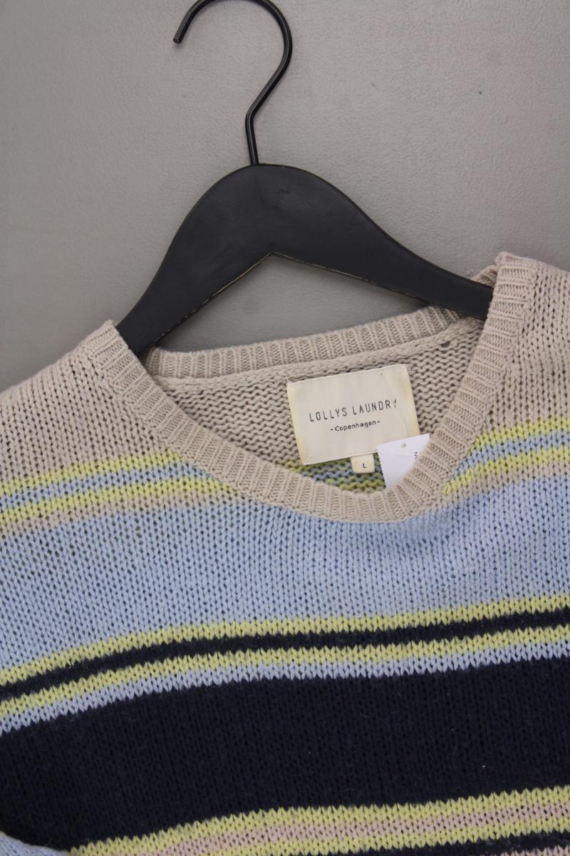 LOLLYS LAUNDRY Grobstrickpullover Gr. L mehrfarbig aus Nylon