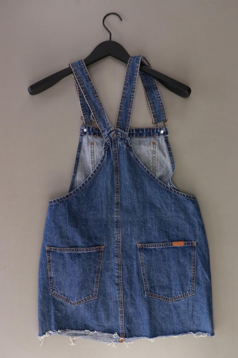Bershka Jeanskleid Gr. S Träger blau aus Baumwolle