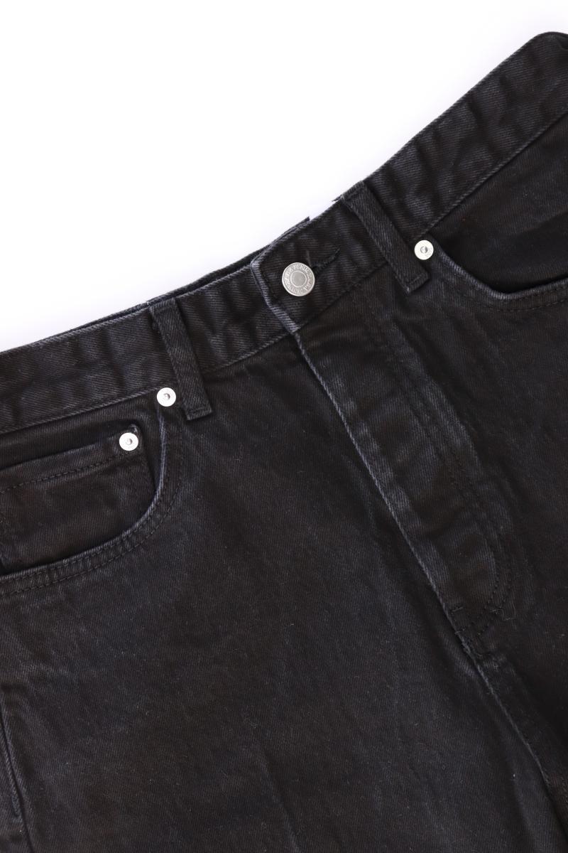 Zara Straight Jeans Gr. 38 schwarz aus Baumwolle