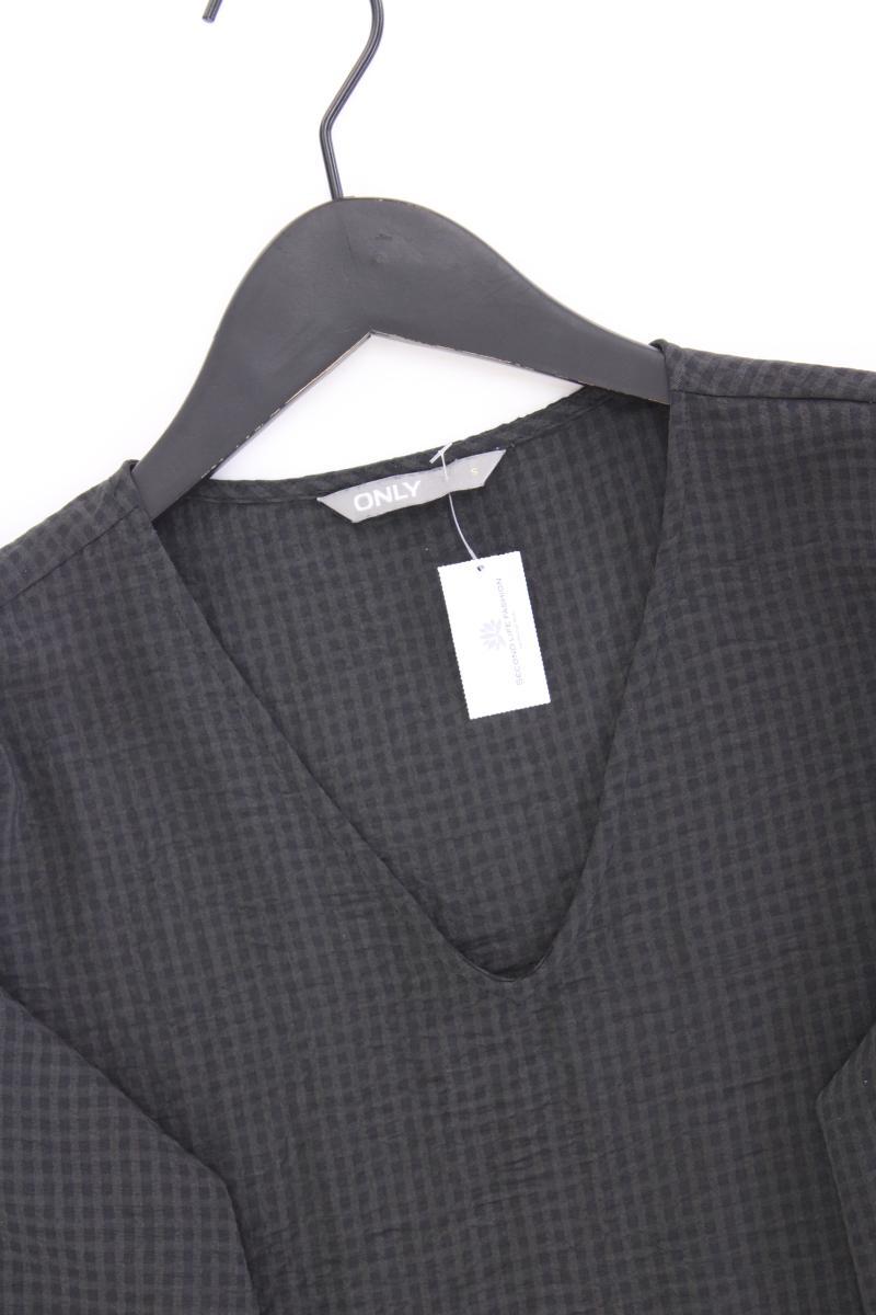 Only Classic Bluse Gr. S 3/4 Ärmel grau aus Polyester