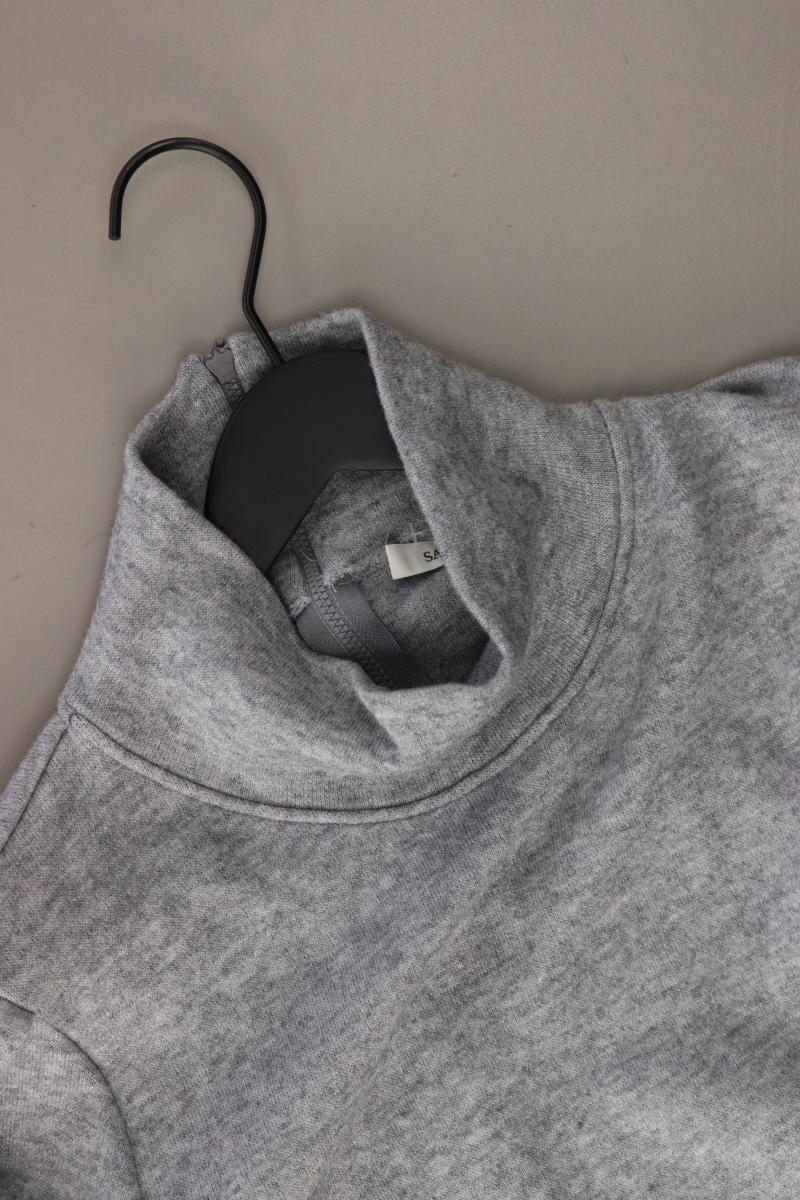 SANI BLU Langarmkleid Gr. 36 grau aus Viskose