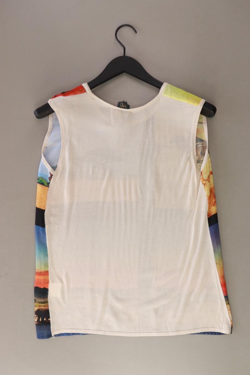 VA Milano Ärmellose Bluse Gr. 42 creme aus Viskose