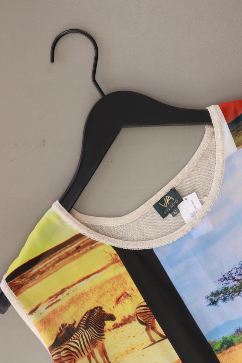 VA Milano Ärmellose Bluse Gr. 42 creme aus Viskose