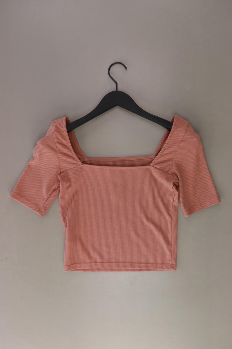 Even & Odd Cropped Shirt Gr. M Kurzarm braun aus Polyester