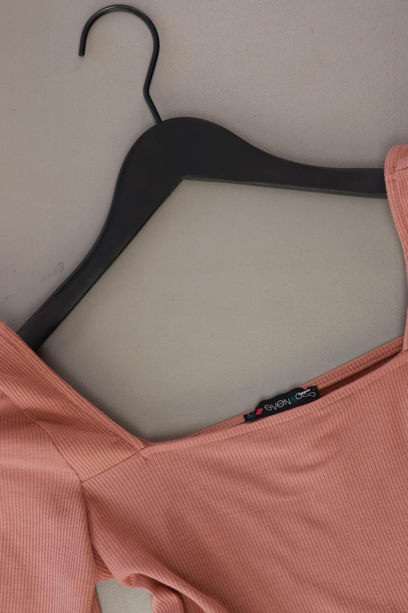 Even & Odd Cropped Shirt Gr. M Kurzarm braun aus Polyester
