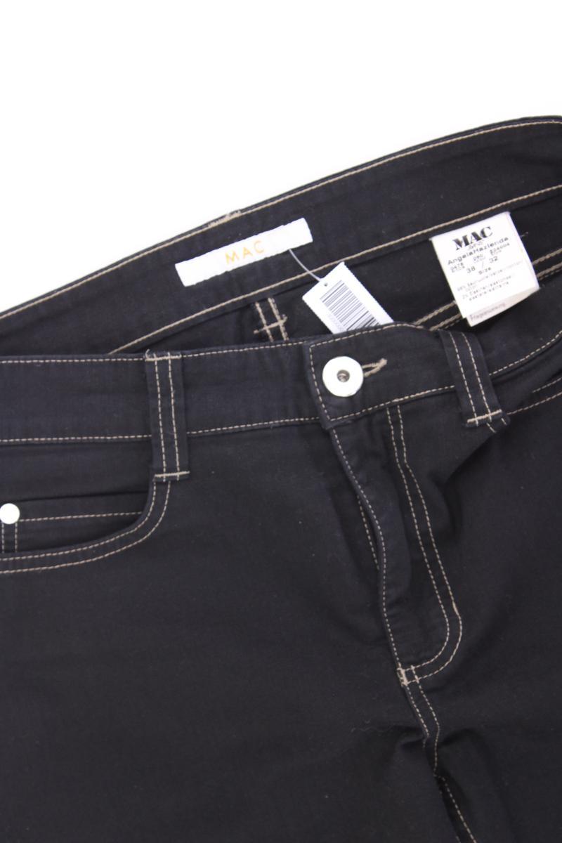 MAC Straight Jeans Gr. 38/L32 Modell Angela Hazienda schwarz aus Baumwolle