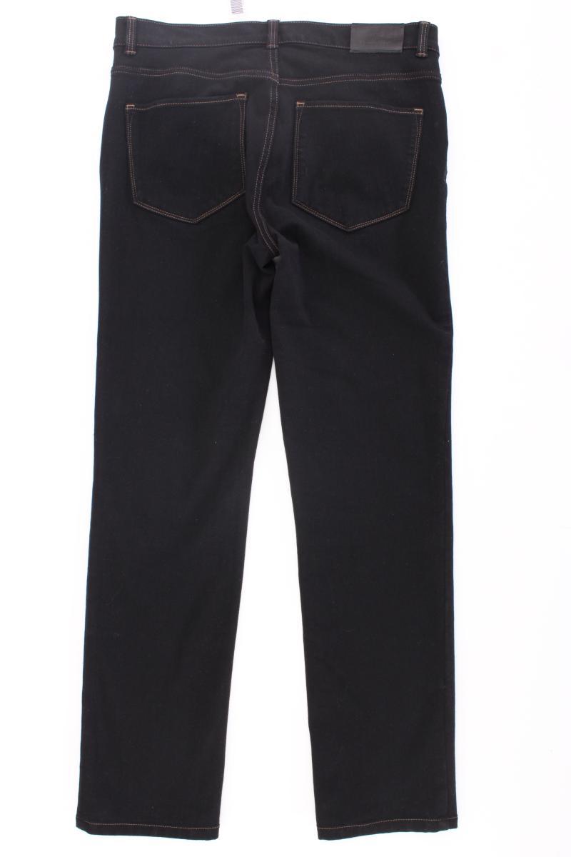Massimo Dutti Straight Jeans Gr. 40 schwarz aus Baumwolle