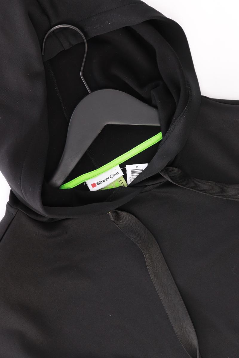 Street One Kapuzenkleid Gr. 38 Langarm schwarz