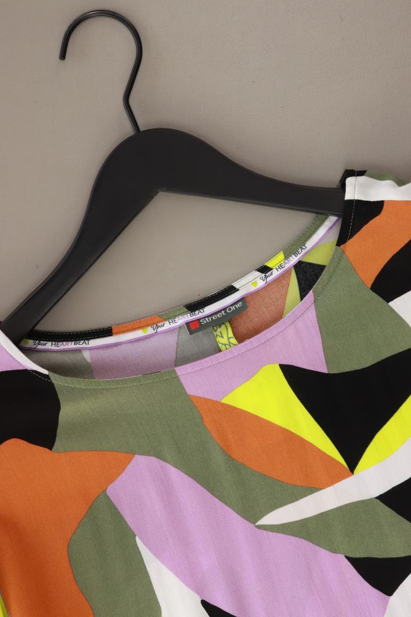 Street One Midikleid Gr. 40 neuwertig 3/4 Ärmel mehrfarbig