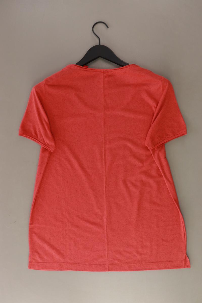 s.Oliver Printshirt Gr. 42 Kurzarm rot aus Baumwolle