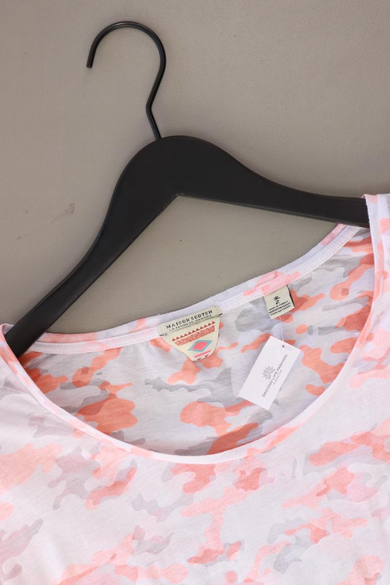 Scotch & Soda Oversize-Shirt Gr. 36 camouflage 3/4 Ärmel orange aus Baumwolle