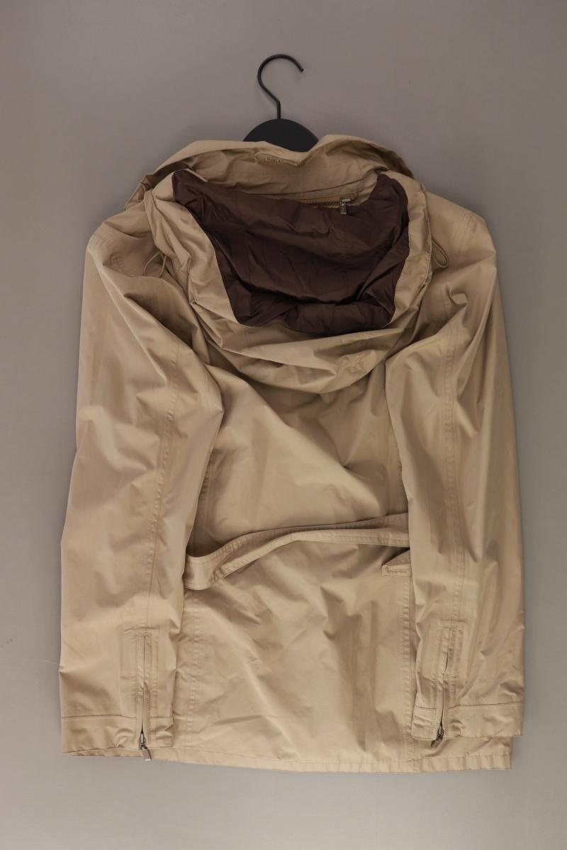 Barbour Übergangsjacke Gr. 42 mit Gürtel creme aus Polyester