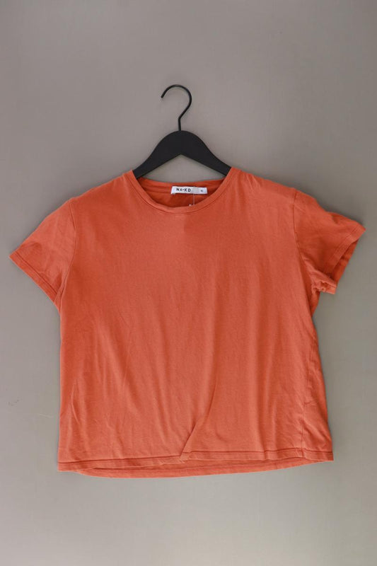 NA-KD T-Shirt Gr. XS Kurzarm orange aus Baumwolle