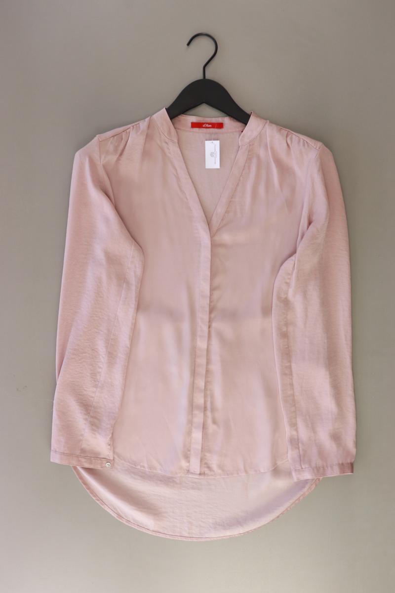 s.Oliver Langarmbluse Gr. 34 rosa aus Polyester
