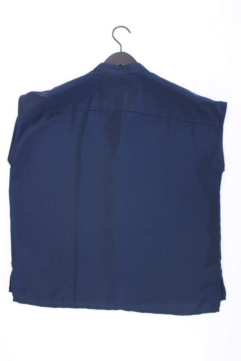 s.Oliver Kurzarmbluse Gr. L neuwertig blau aus Polyester