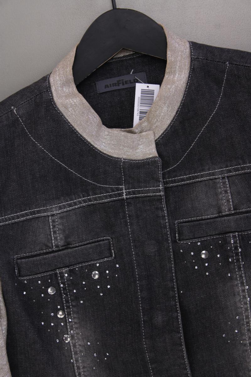 Airfield Übergangsjacke Gr. 36 blau aus Baumwolle