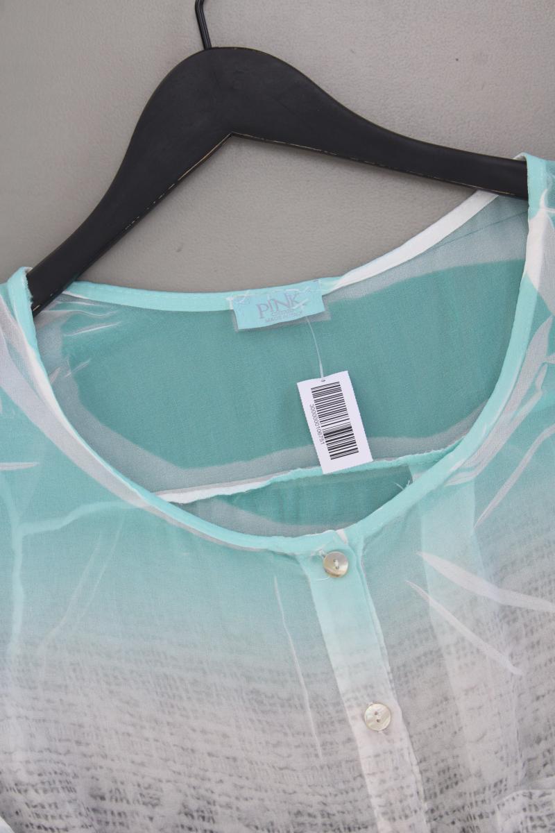 pink Classic Bluse Gr. OneSize 3/4 Ärmel türkis