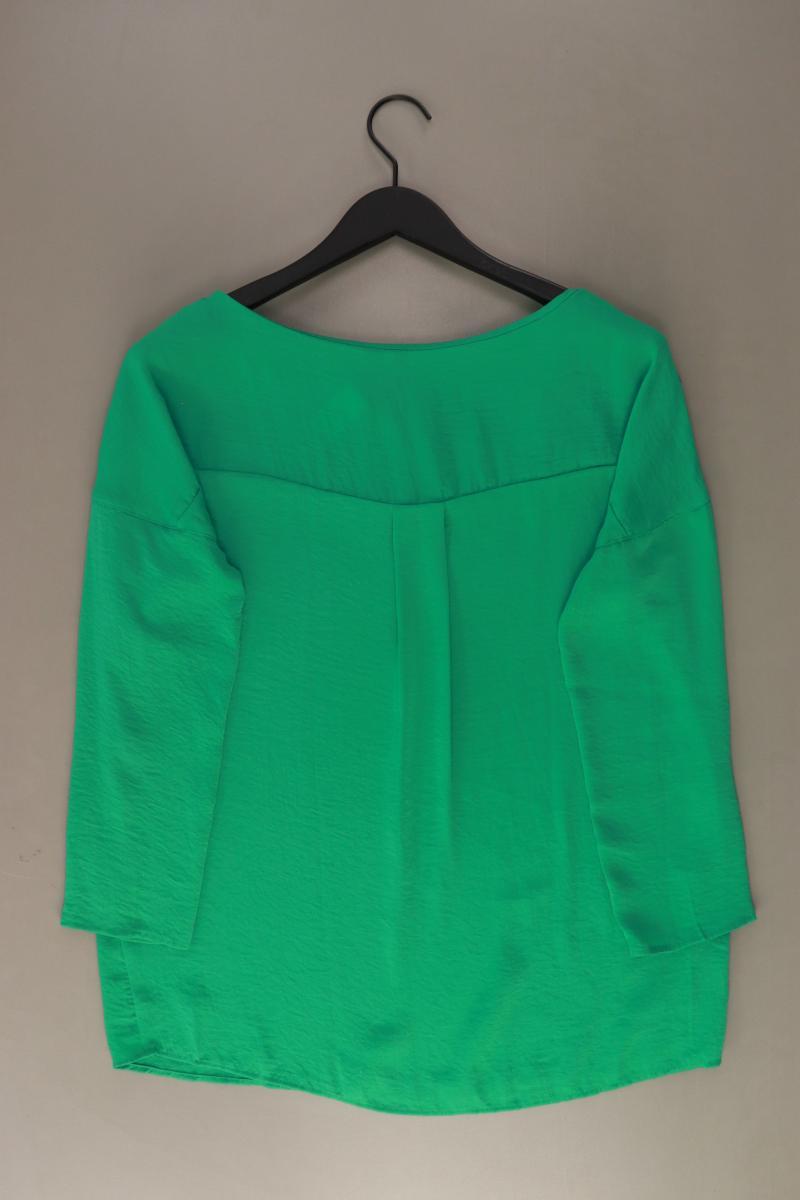 Mango Regular Bluse Gr. M 3/4 Ärmel grün aus Polyester