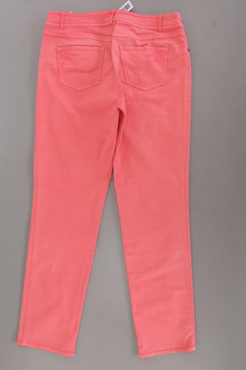 Gerry Weber Hose lachsfarben Gr. 40 pink aus Baumwolle