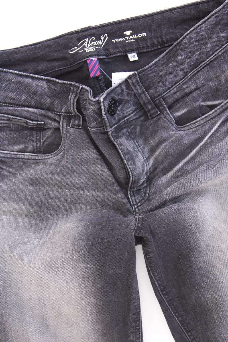 Tom Tailor Skinny Jeans Gr. W28 grau aus Baumwolle