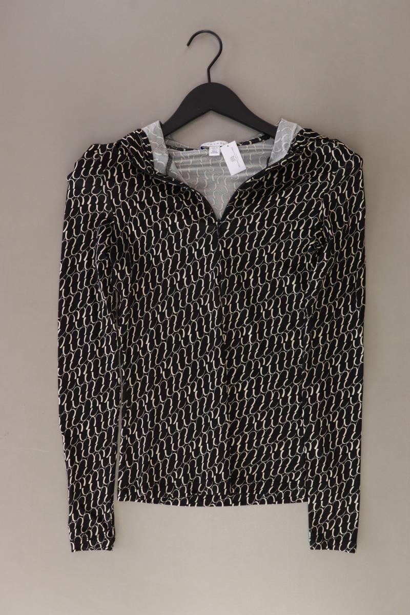 Topshop Printshirt Gr. 34 Langarm schwarz aus Polyester