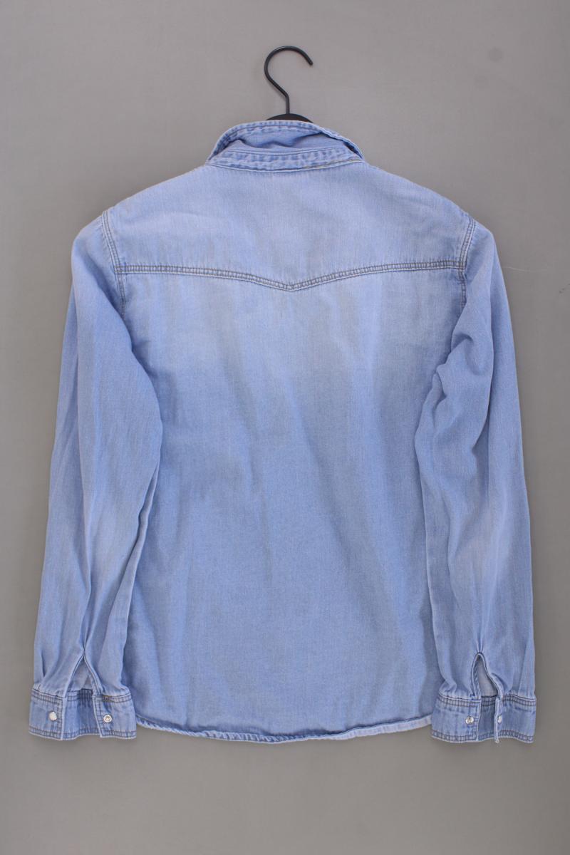 Vero Moda Jeansbluse Gr. XL Langarm blau aus Baumwolle