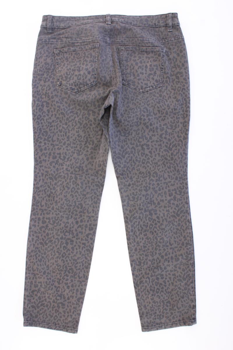 Tom Tailor Straight Jeans Gr. W32 mit Tierdruck grau aus Baumwolle