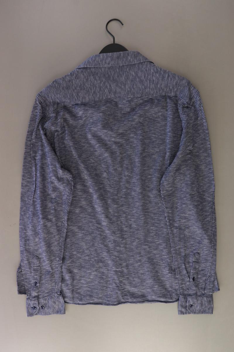 Thom by Thomas Rath Langarmhemd für Herren Gr. XXL blau aus Baumwolle
