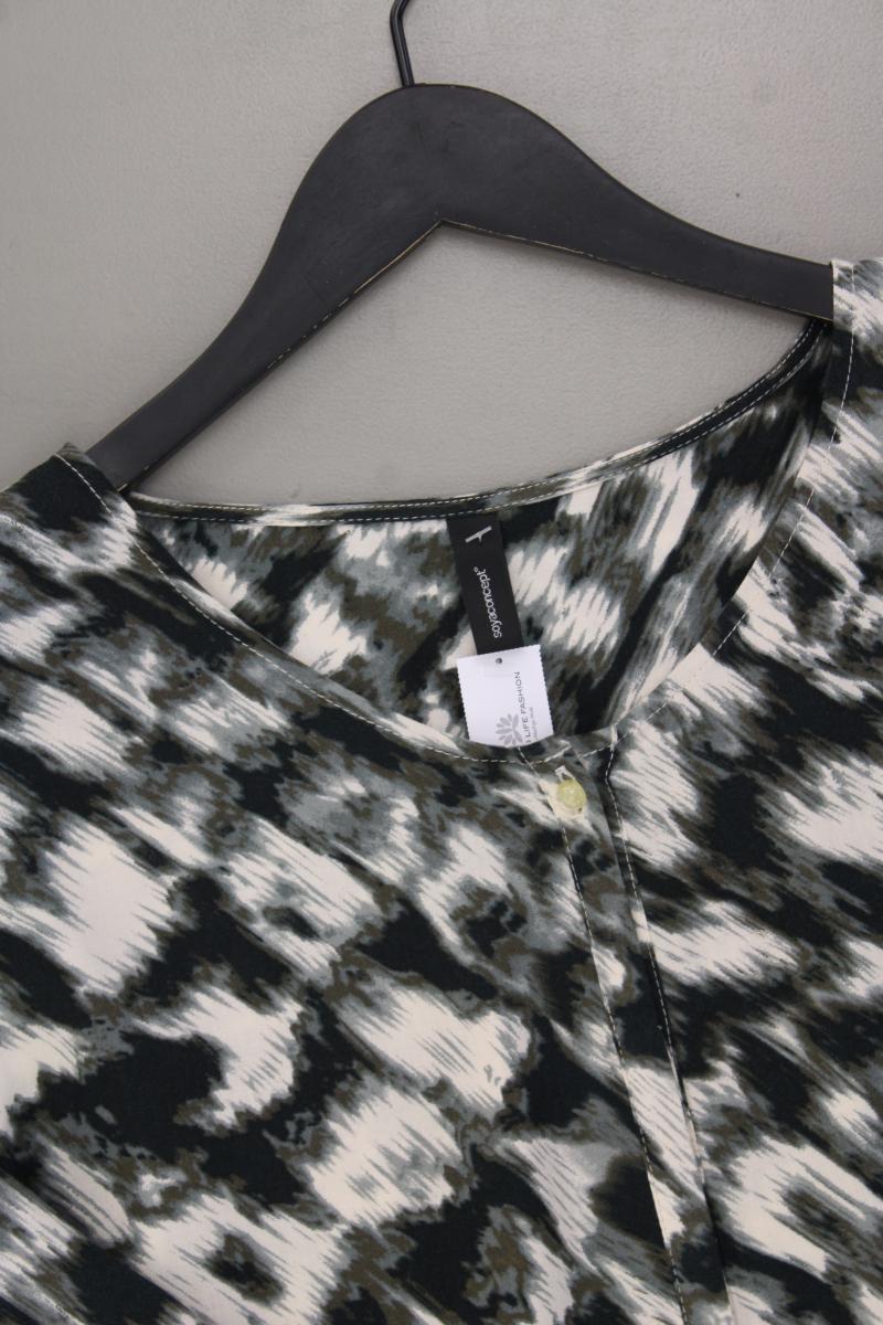 soyaconcept Langarmkleid Gr. XXL neuwertig grau aus Viskose
