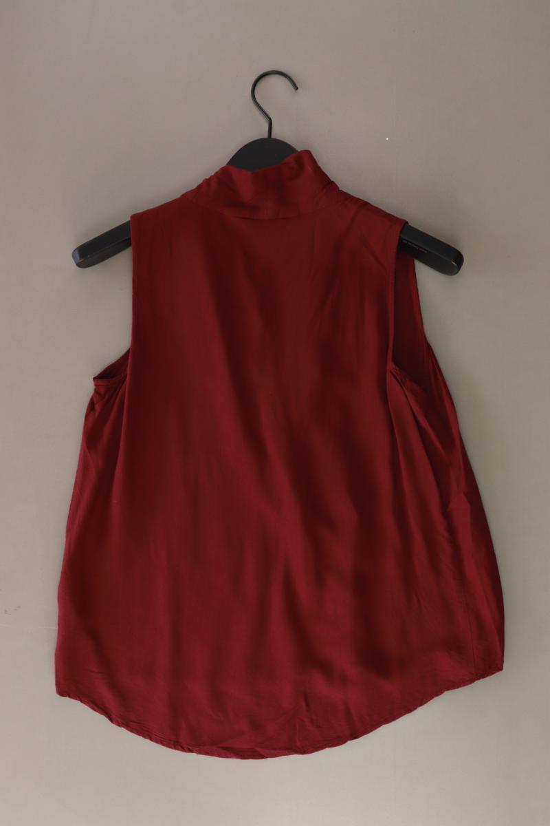 Tom Tailor Ärmellose Bluse Gr. 34 rot aus Viskose
