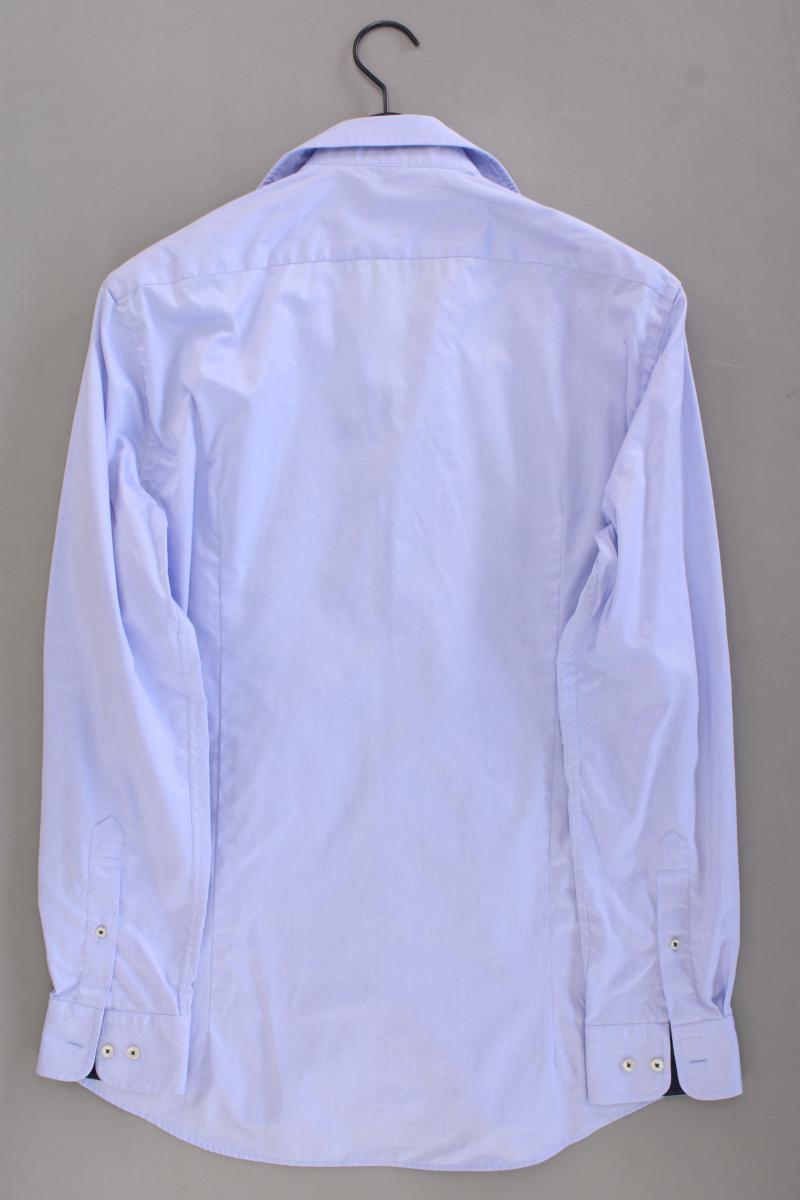 BÄUMLER Langarmhemd für Herren Gr. Hemdgröße 41 blau aus Baumwolle