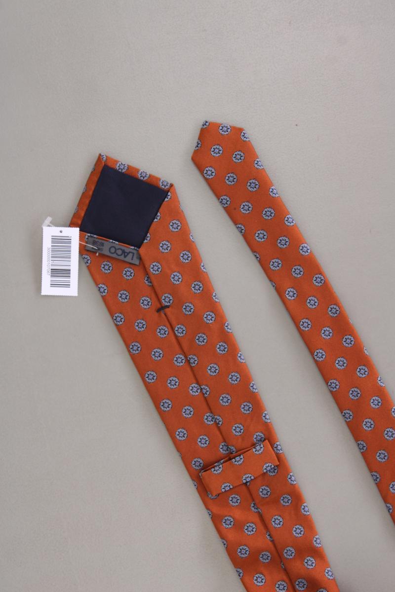 Laco Krawatte für Herren neuwertig braun aus Seide