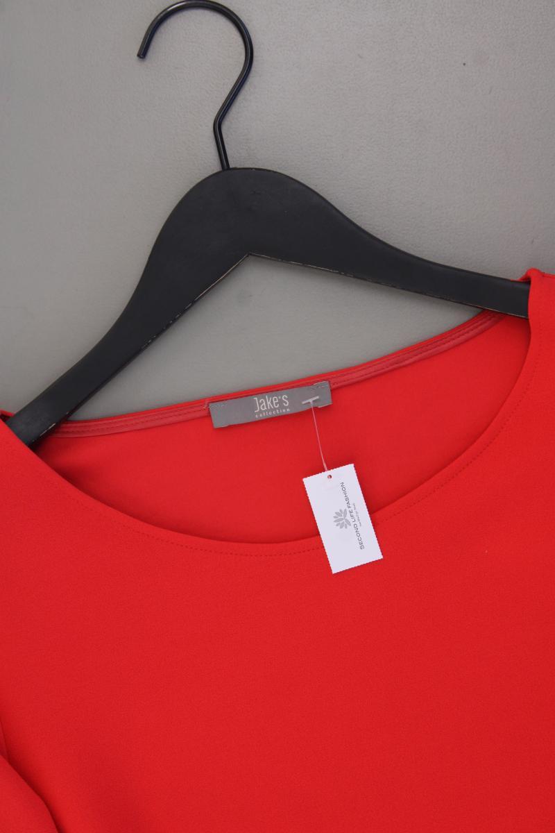 Jake*s Classic Shirt Gr. 44 neuwertig 3/4 Ärmel rot aus Polyester