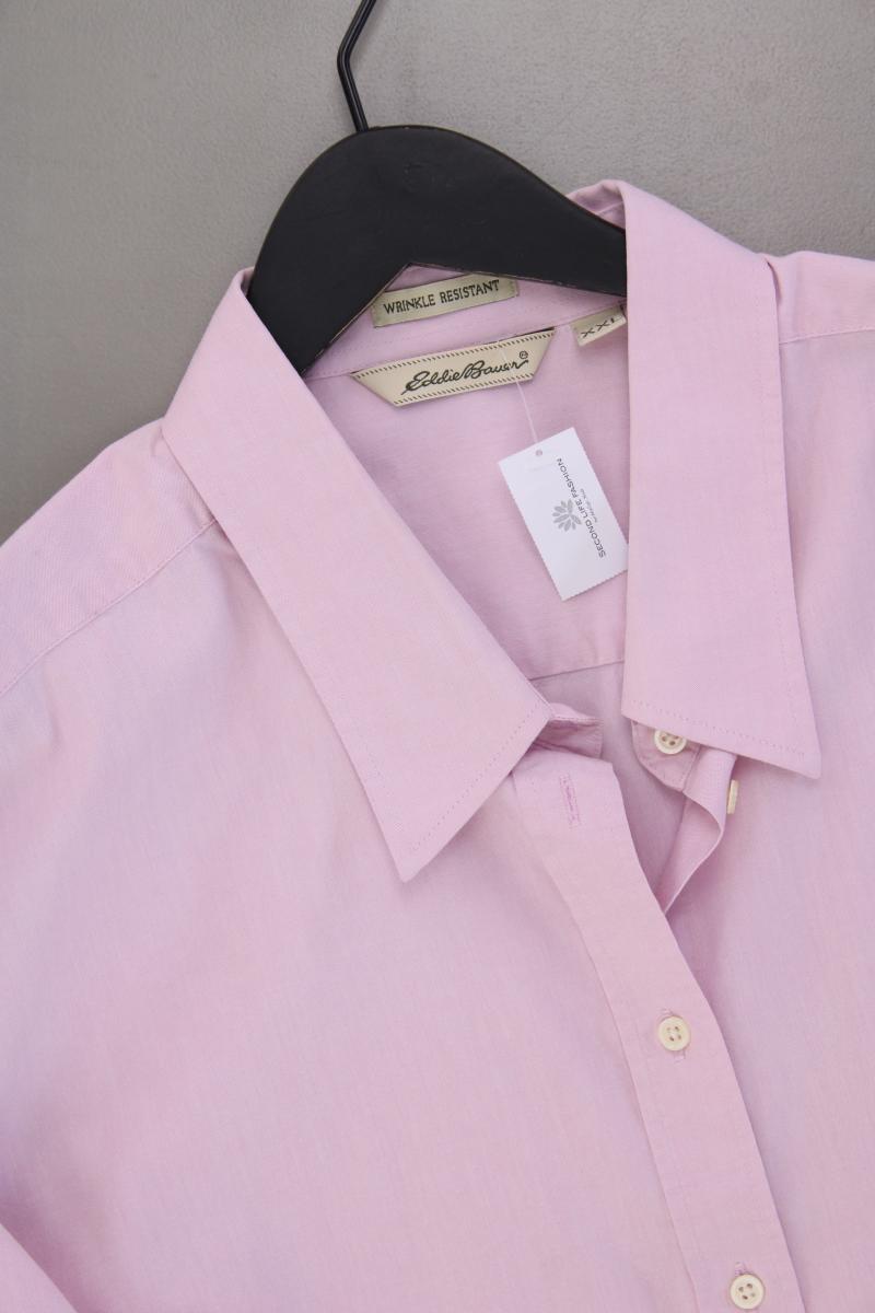 Eddie Bauer Langarmbluse Gr. XXL rosa aus Baumwolle